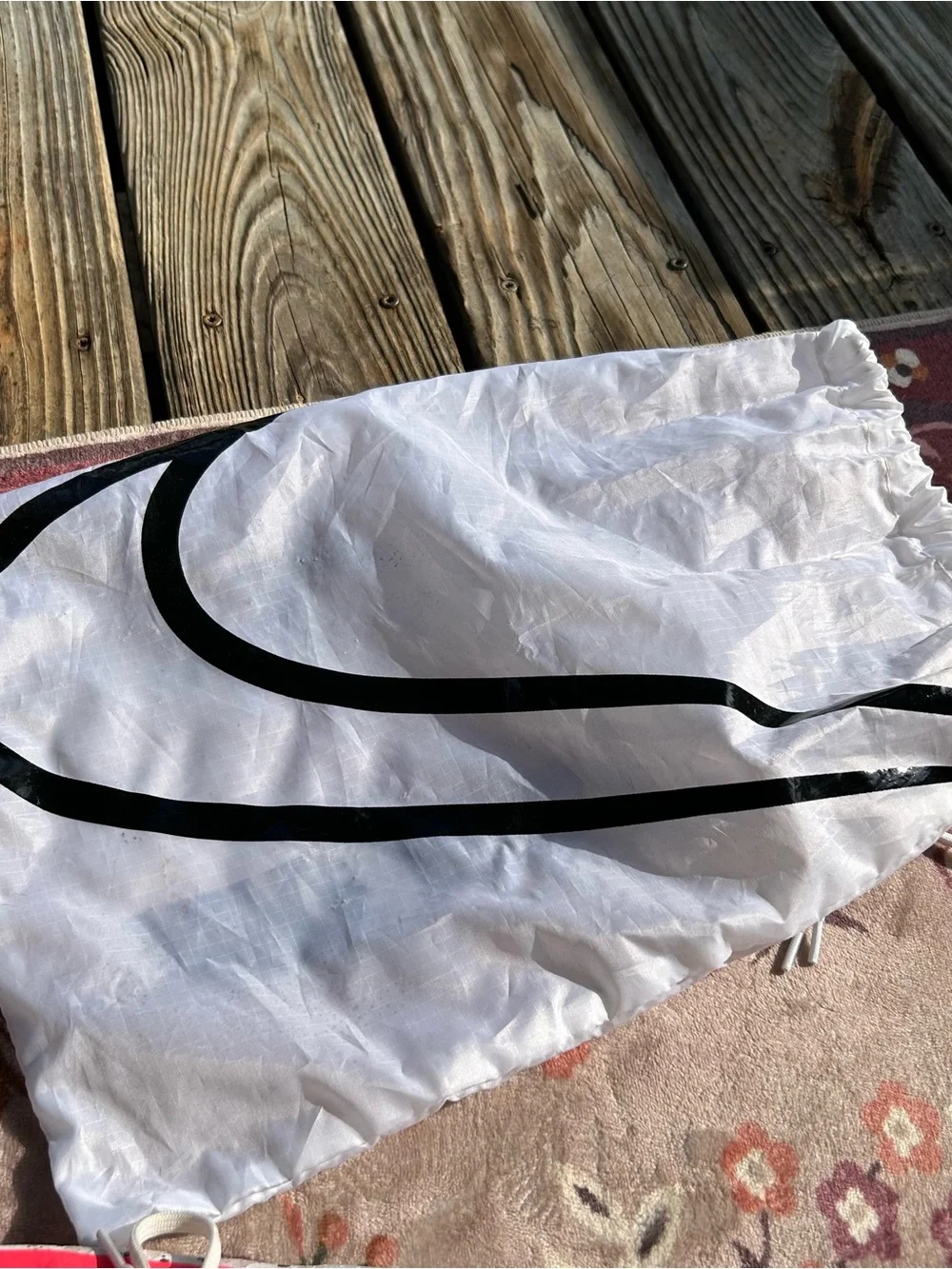 Nike White Track and Field shoes with Pink Swoosh / Teal with Black Speckles .